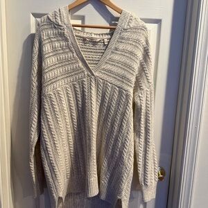 Soft Surroundings Cream V-Neck Sweater